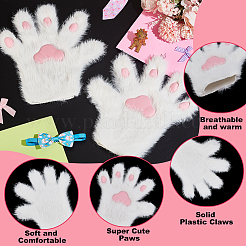Polyester Fiber Gloves&nbsp;AJEW-WH0816-231B