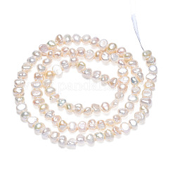 Natural Cultured Freshwater Pearl Beads Strands&nbsp;PEAR-N014-03A