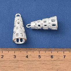 Rack Plating Cone Brass Pendants&nbsp;KK-F873-16S