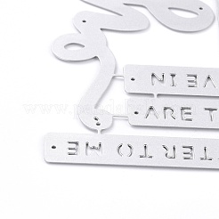 Carbon Steel Cutting Dies Stencils&nbsp;DIY-I083-04P