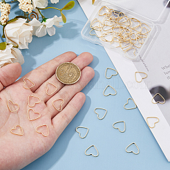 50Pcs Brass Linking Rings&nbsp;KK-HS0001-46A