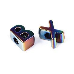 UV Plating Opaque Acrylic Beads&nbsp;PACR-T017-12M
