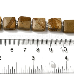 Natural Wood Lace Stone Wooden Jasper Beads Strands&nbsp;G-L596-A04-01