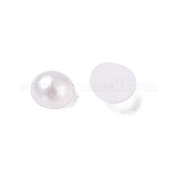 ABS Plastic Imitation Pearl Cabochons&nbsp;SACR-XCP0001-05