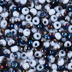 6/0 Half Plated Glass Beads&nbsp;SEED-N008-04D