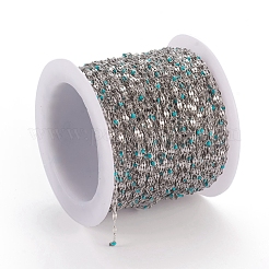 Handmade 304 Stainless Steel Dapped Chains&nbsp;CHS-D026-16H-P