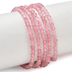 2 Strands Natural Strawberry Quartz Beads Strands&nbsp;G-GO0001-64