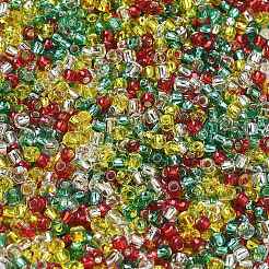 4 Colors 11/0 Christmas TOHO Round Seed Beads&nbsp;SEED-X0058-27