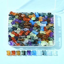 250Pcs Gradient Color Transparent Acrylic Beads&nbsp;OACR-FS0001-93