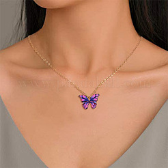 Light Gold Plated Alloy Enamel Pendants&nbsp;PALLOY-CJ0007-02