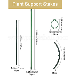 Plastic Single Stem Plant Support Rod&nbsp;KY-WH0046-51