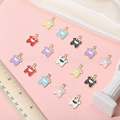 70Pcs 7 Colors Zinc Alloy Enamel Pendants&nbsp;FIND-CA0010-37