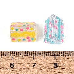 Glass Enamel Beads Strands&nbsp;GLAA-T028-05