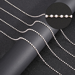 DIY Imitation Pearl Beaded Chain Bracelet Necklace Making Kit&nbsp;CHC-BBC0001-07