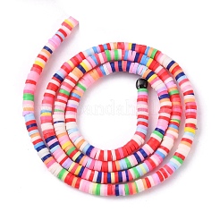 Handmade Polymer Clay Beads&nbsp;X-CLAY-R067-3.0mm-M1