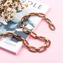 5 Strands 5 Colors Handmade Acrylic Cable Chains&nbsp;CHAC-SZ0001-02