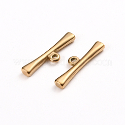 Ion Plating(IP) 304 Stainless Steel Toggle Clasps Parts&nbsp;STAS-D142-06C-G