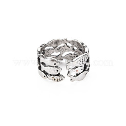 Men's Alloy Cuff Finger Rings&nbsp;RJEW-N029-072