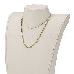 Brass Curb Chain Necklaces&nbsp;NJEW-JN03097