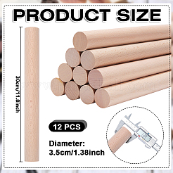 Beech Wood Craft Sticks&nbsp;DIY-WH0128-69