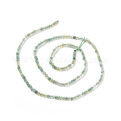 Synthetic Green Yellow Quartz Beads Strands&nbsp;G-C009-A10