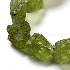 Raw Rough Natural Peridot Beads Strands&nbsp;G-P528-B05-02