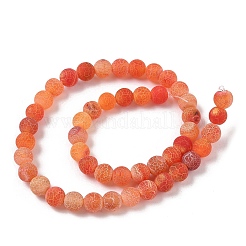 Natural Weathered Agate Beads Strands&nbsp;G-P414-A05