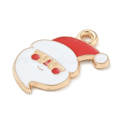 Christmas Alloy Enamel Pendants&nbsp;ENAM-K074-01G-03