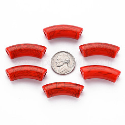 Opaque Crackle Acrylic Beads&nbsp;X2-MACR-S372-001N-009