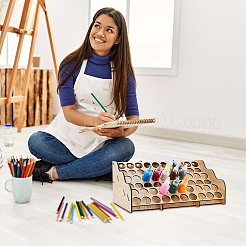 MDF Pigment Organizer Holder Riser Display Racks&nbsp;AJEW-WH0606-86A