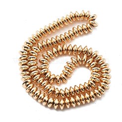 Electroplated Synthetic Non-magnetic Hematite Beads Strands&nbsp;G-M095-C01-03KCG