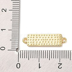 Beach Theme Rack Plating Brass Rectangle Connector Charms&nbsp;KK-P261-08D-G01