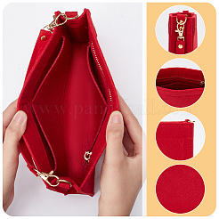 Felt Purse Organizer Insert&nbsp;DIY-WH0304-495