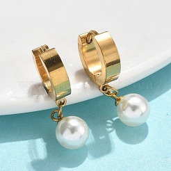 201 Stainless Steel Hoop Earrings&nbsp;EJEW-D354-09G