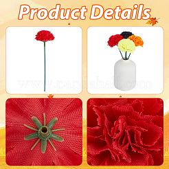 40Bags 4 Colors Cloth Artificial Flower&nbsp;DIY-GF0013-34