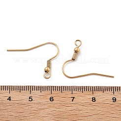 304 Stainless Steel Earring Hooks Ion Plating(IP)&nbsp;STAS-E149-02G-01