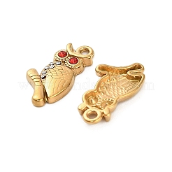 304 Stainless Steel Rhinestone Pendant&nbsp;STAS-U047-01G-01