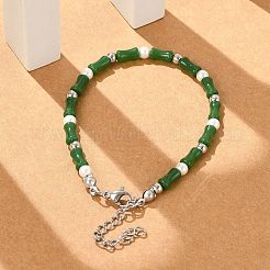 304 Stainless Steel Beaded Bracelets for Women&nbsp;BJEW-M056-08P-04