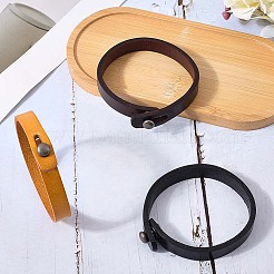 3Pcs 3 Colors Punk Retro Handmade Leather Cord Bracelet for Men&nbsp;BJEW-CL0001-05