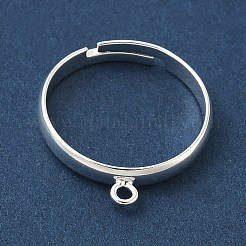 Adjustable Brass Finger Ring Trays for Hanging Pendant&nbsp;KK-K414-03A-S
