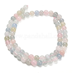 Natural Morganite Beads Strands&nbsp;G-H329-C10-6mm-A