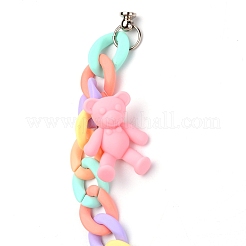 Resin Curb Chain Phone Case Chain&nbsp;MOBA-WH0003-13