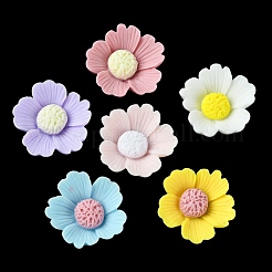 Opaque Resin Cabochons&nbsp;RESI-E039-09