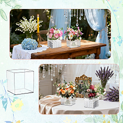 4Pcs Acrylic Vase Ornaments&nbsp;AJEW-GA0010-09