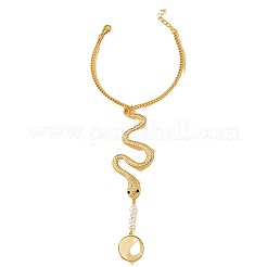 Zinc Alloy Snake Finger Ring Beacelets&nbsp;WG4BA54-01