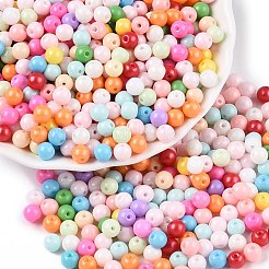 Opaque Baking Paint Glass Beads&nbsp;X1-DGLA-T004-02B