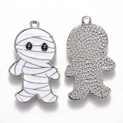 Halloween Theme Alloy Enamel Pendants&nbsp;LS-ENAM-J649-09P