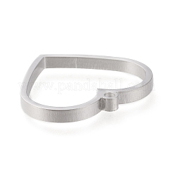 Non-Tarnish 304 Stainless Steel Open Back Bezel Pendants&nbsp;STAS-K208-09P-A