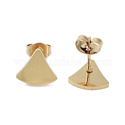 PVD Vacuum Plating 304 Stainless Steel Stud Earrings for Women&nbsp;EJEW-A048-46C-G