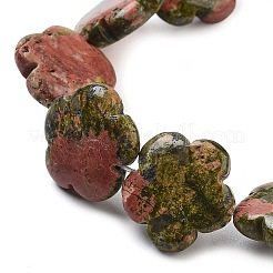 Natural Unakite Beads Strands&nbsp;G-F769-V01-02